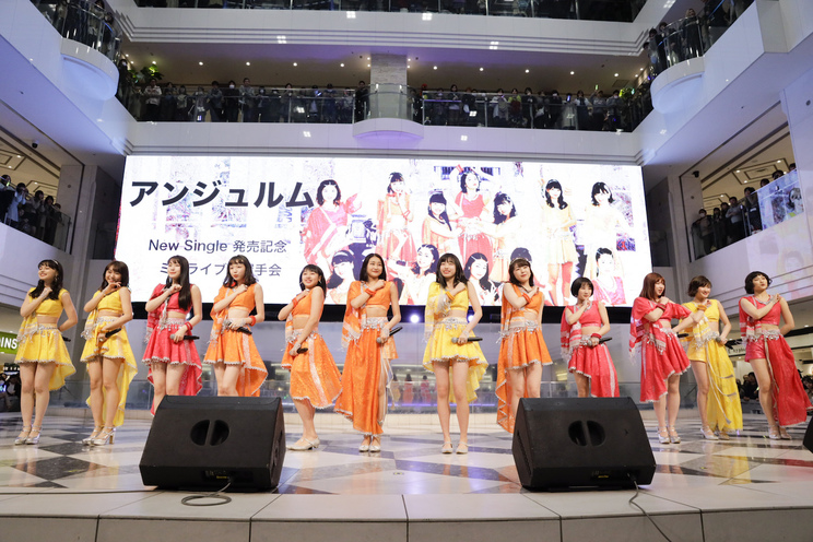 アンジュルム「恋はアッチャアッチャ/夢見た15年」発売記念イベント|池袋サンシャインシティ・アルパ噴水広場(2019年4月11日)