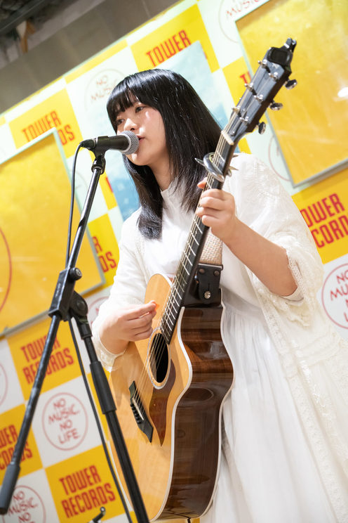 原田珠々華 1stミニアルバム『はじめての青』発売記念イベント|東京・タワーレコード新宿店7階イベントスペース(2019年4月24日)