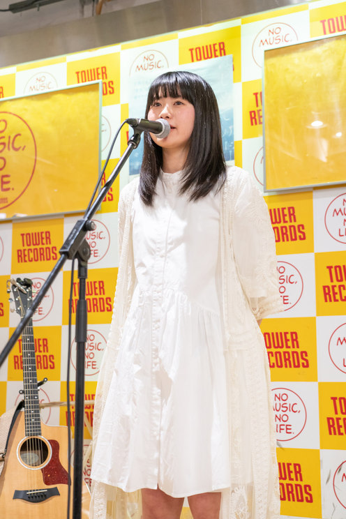 原田珠々華 1stミニアルバム『はじめての青』発売記念イベント|東京・タワーレコード新宿店7階イベントスペース(2019年4月24日)