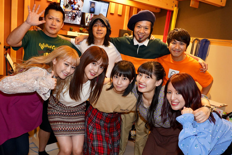 THEイナズマ戦隊との「私達(with friend)」レコーディングにて